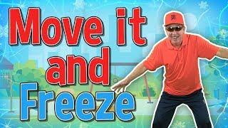 Move it and Freeze | Brain Break | Jack Hartmann