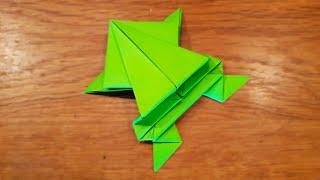 Origami Jumping Paper Frog | How To Make a Fidget Toy