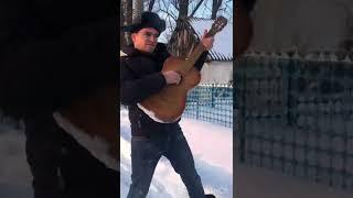 Russian plays the balalaika welcome to russia