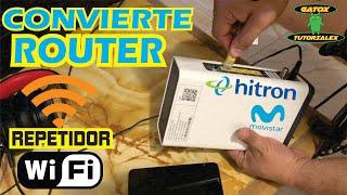 CONVIERTE ROUTER A REPETIDOR WIFI | Access Point | Movistar HITRON CGNV22 