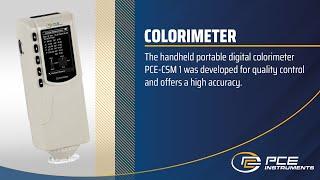 Product presentation Colorimeter PCE-CSM 1 | PCE Instruments