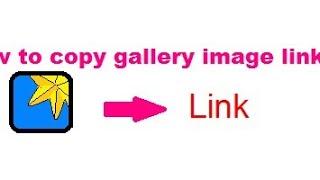 How to copy gallery image link in android