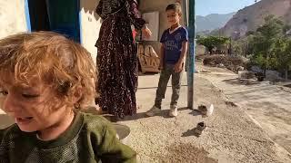 "Traditional Tribal Flatbread Baking - Zahra, Sister of Dehzir, Shows the Authentic Method"