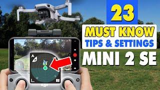 23 MUST KNOW DJI Mini 2 SE Tips & Tricks | DJI Fly Drone App Settings