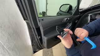 Как снять обшивку двери (дверную карту) на BMW X6 (G06).