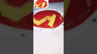 How to draw Caramel Pudding   || #easy #drawing #painting #art #shorts #viral #eating #hack