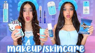 ONLY using BLUE MAKEUP/SKINCARE products!