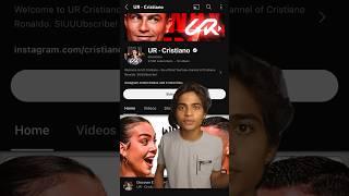 Cristiano Ronaldo New YouTube Channel #shorts #cristianoronaldo #youtubeshorts