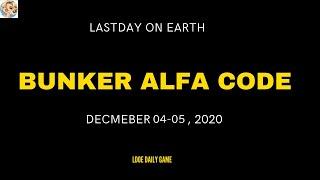 LDOE: Bunker Alfa Code Today December 04-05, 2020 Last Day On Earth Survival - Akudo Gamming