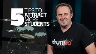 5 Tips To Attract More Drum Students - Drumeo