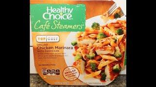 Healthy Choice Café Steamers//Chicken Parmigiana Food Review// Healthy Food Cooking