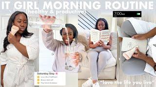 7AM *PRODUCTIVE* MORNING ROUTINE | in my IT GIRL era, building healthy habits & how to be PRODUCTIVE