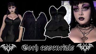 GOTH ESSENTIALS! (Clothing, accessories and more!)