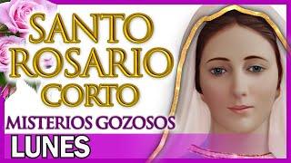 Santo Rosario Corto de Hoy Lunes  Misterios Gozosos  Rosario a Santa Virgen María