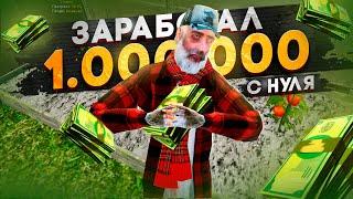 ЗАРАБОТАЛ 1.000.000 с НУЛЯ за 3 ЧАСА на RADMIR RP - GTA CRMP (для новичков)