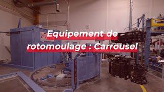 Carousel rotomoulding machine 380°C -  SAT Thermique