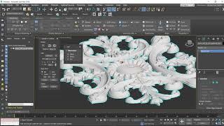 Редактирование готовых STL  моделей в 3ds Max 2018 для ЧПУ станков