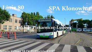 Szczecin Linia 80 Zakłady Piekarnicze-Ludowa Solaris Urbino 18 IV Fl Electric #1197