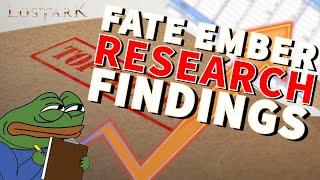 EVERYTHING ABOUT FATE EMBERS - FINAL RESEARCH FINDINGS - LOST ARK