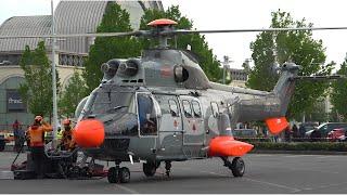 Eurocopter AS332 Super Puma Startup & Takeoff !!