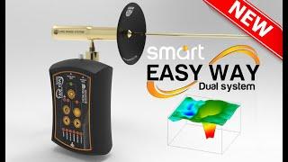 Easy way smart dual system to detect gold, precious metals, burials, caves and cavities