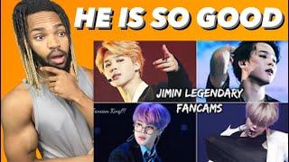 FIRST TIME WATCHING BTS JIMIN (BTS JIMIN LEGENDARY FANCAMS COMPILATION)