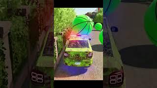 TRANSPORTING AND PARKING POLICE CARS, AUDI, JEEP, DACIA, FORD, COLORFUL VEHICLES ON MAN TRUCKS. FS22