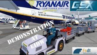  GSX Ground Services X Demonstration at Dublin Airport ( HD ) 