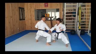 Bunkai Kata Gekisai Dai Ichi by Sandra Sanchez & Jesus Del Moral