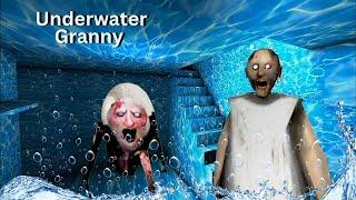 Sewer Escape in Granny Underwater Atmosphere