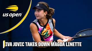 16-year old American Iva Jovic advances in US Open opening round  | 2024 US Open