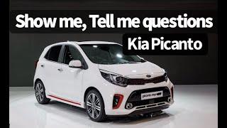 Kia Picanto "Show me, Tell me" questions & answers for the UK Driving Test