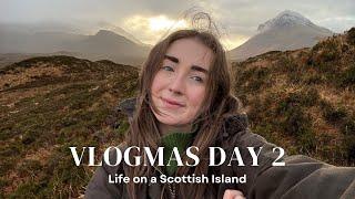 Cooking in my Cottage & How I Make a Living on a Scottish Island | Vlogmas Day 2