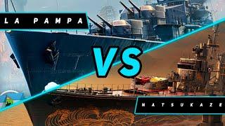 ЭСМИНЕЦ LA PAMPA VS NATSUKAZE! ЧТО ОКАЖЕТСЯ СИЛЬНЕЕ? YOUTUBE TROVO TWITCH VKPLAY WORLD OF WARSHIPS