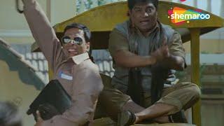 बुलडोजर को हाथी से खिचवाने चले ये अनाड़ी | Best of Khatta Meetha | Johny Lever - Akshay Kumar