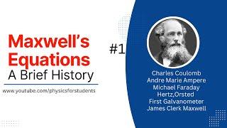 History of Maxwell Equations | Maxwell biography | History of Electromagnetism | James Clerk Maxwell