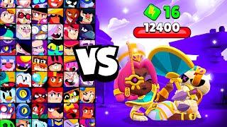 QUEEN JUJU vs ALL BRAWLERS! With 16 POWER-UPs! | Brawl Stars