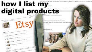 How to create a digital product listing on Etsy