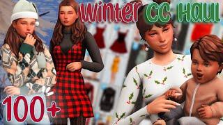 100+ MUST HAVE Maxis Match CC Finds | The Sims 4 Winter CC Haul WITH LINKS