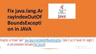 how to solve array index out of bound exception in java #java