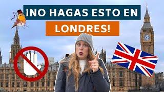 NO hagas esto en tu PRIMER VIAJE a LONDRES - 10 ERRORES al viajar a LONDRES | LONDRES ESENCIAL