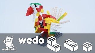 wedobots:  Playful Turkey Instructions with LEGO® WeDo™ bricks