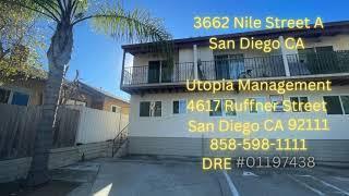 San Diego Property Management - 3662 Nile Street San Diego CA - Utopia Management