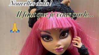 J’AI ACHETER 4 NEWS DOLLS! + Je vous explique pourquoi je suis absente..