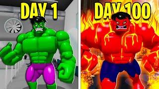 100 DAYS As HULK! (Roblox)