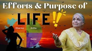 Effort and Purpose of life | Guru SakalaMaa | Are human effort  n purpose of life inter connected ?