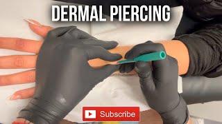 DERMAL PIERCING  by Underground Tattoos Enfield
