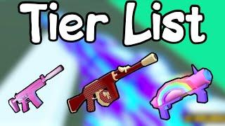 Tier List of ALL Automatic Guns In The Game  (Roblox BIG Paintball)