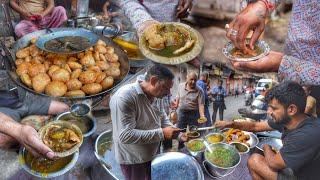 3 Different Curry & Desi Ghee ke Kachori | Only Rs.15/- | Desi Ghee ki Jalebi | Mathura Food Tour