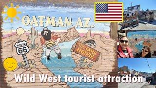 ARIZONA VLOG  DAY TOUR AT OATMAN, ARIZONA, USA + WALKING TOUR @indaynamo